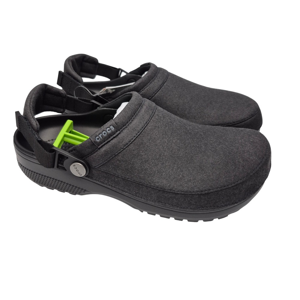 Crocs Crafted Vegan Suede Clogs w/ Adjustable strap Women's Size 10 Shoes Unisex